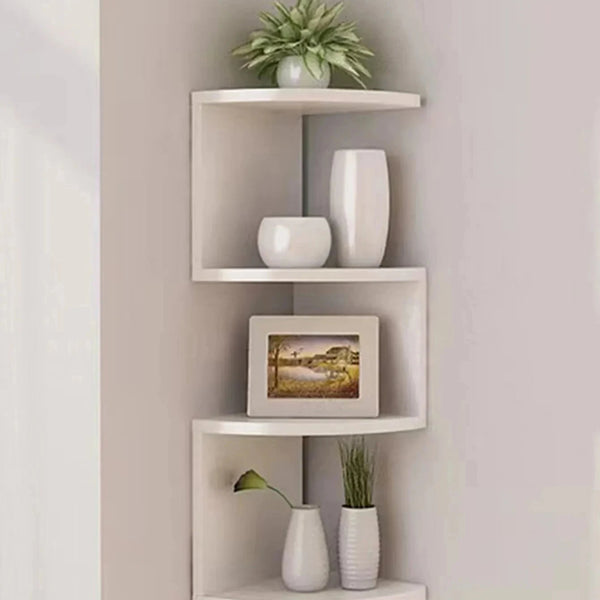 5-layer Wooden Corner Shelf Display Stand