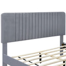 Queen Size Upholstered Platform Bed