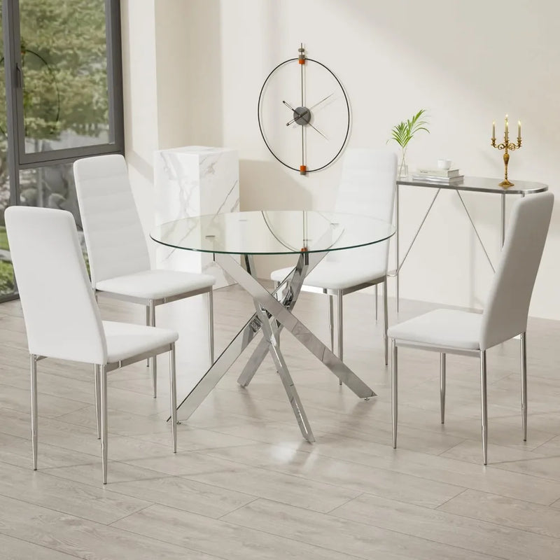 Rectangular Glass Dining Table