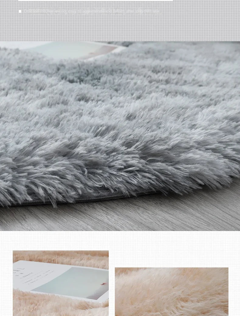 Super Soft Plush Round Rug Mat