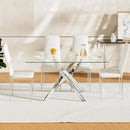 Rectangular Glass Dining Table