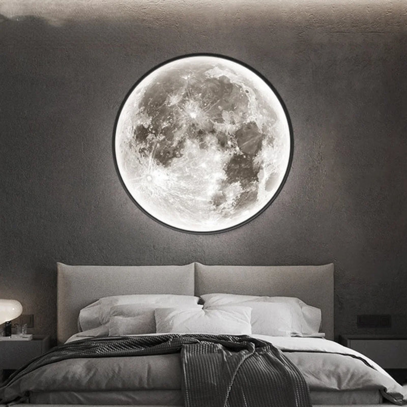 Modern LED Moon  Wall Lamp