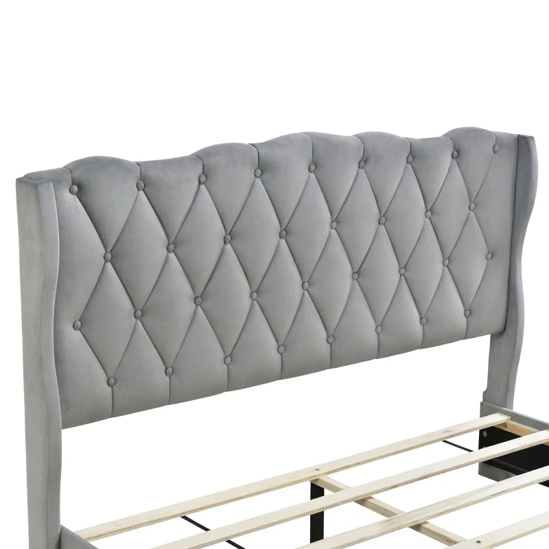 Queen Upholstered Bed Frame