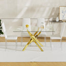 Rectangular Glass Dining Table