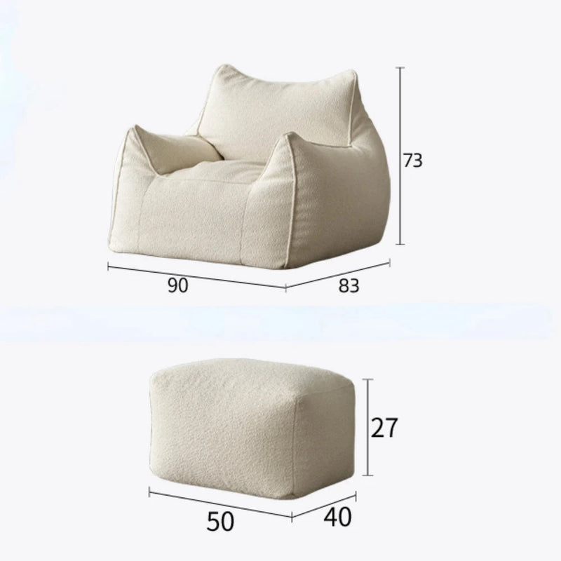 Bean Bag Sofa Pouf Cover