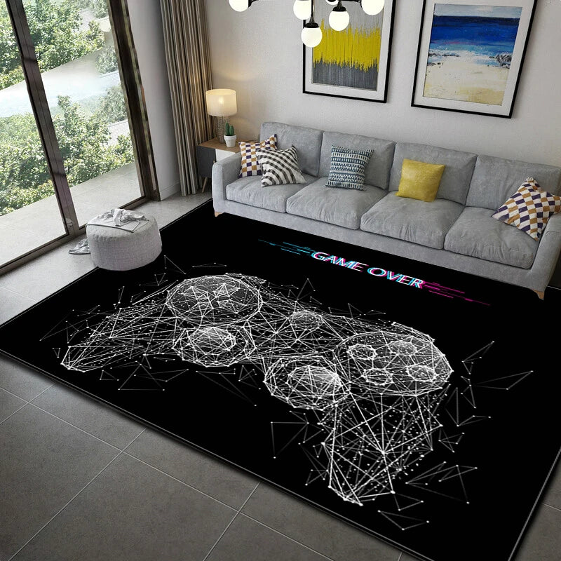 Gamer Controller Area Rugs Non-Slip Floor Mat