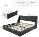 Allewie King Size Bed Frame