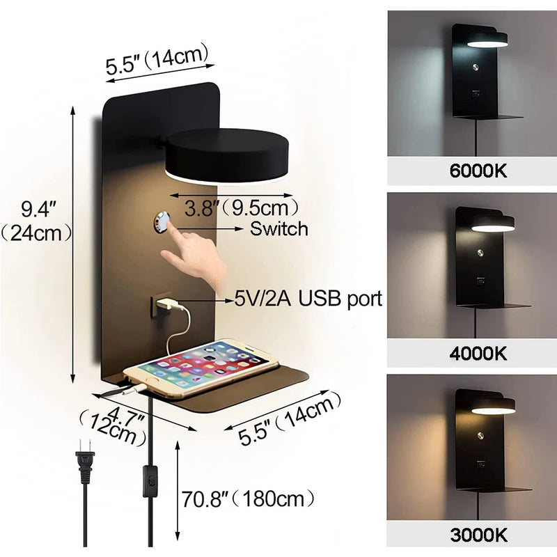 USB Charging Port Lamp