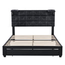 Queen Upholstered Platform Bed