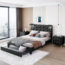 Queen Upholstered Platform Bed