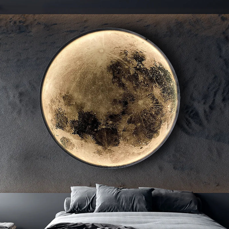 Modern LED Moon  Wall Lamp