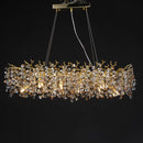 Modern Luxury Crystal Waterfall Chandelier