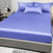 Satin Solid Color Fitted Sheet