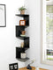 5-layer Wooden Corner Shelf Display Stand