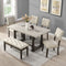 60-inch Dining Table Set for 6 Chairs