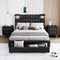 Queen Upholstered Platform Bed