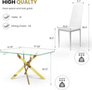 Rectangular Glass Dining Table