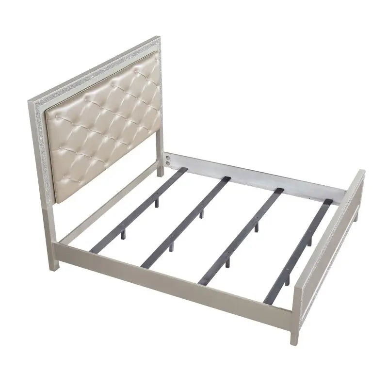 Silver Bed Frame (Queen or King size)